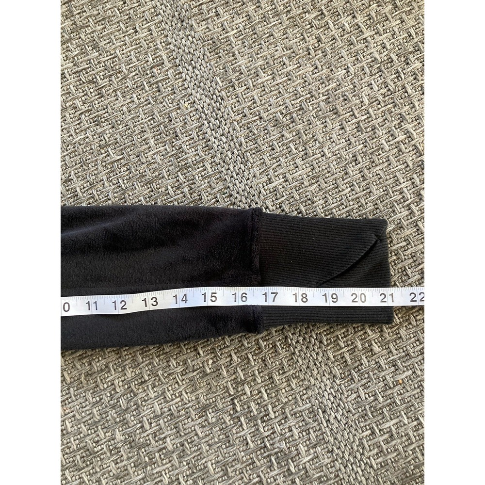 Athleta Triumph Hoodie Black Womans Size Small Zipper Pocket Cozy - Picture 7 of 11